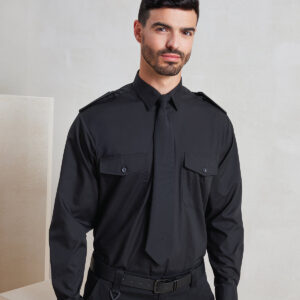Long sleeve pilot shirt
